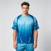 Gradient Oversized Jersey T-Shirt | Quick Dry Polyester | Loose Fit | Custom Streetwear Manufacturer