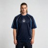 Digital Print Soccer Jersey T-shirt | Breathable Polyester | Casual Sports | Custom Streetwear