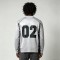 Digital Print 02 Jersey Long Sleeve T-Shirt | Camo Panel | Quick Dry Polyester | Custom Streetwear