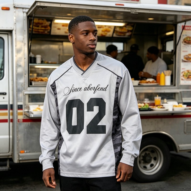 Digital Print 02 Jersey Long Sleeve T-Shirt