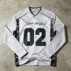 Digital Print 02 Jersey Long Sleeve T-Shirt | Camo Panel | Quick Dry Polyester | Custom Streetwear