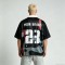 Custom Digital Print Soccer Jersey | 100% Polyester Mesh | Oversized Fit Streetwear | OEM Streetwear