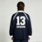 Screen Printing Vintage Soccer Jersey Tee | Breathable Polyester | Long Sleeve | Casual Sportswear | Custom Streetwear