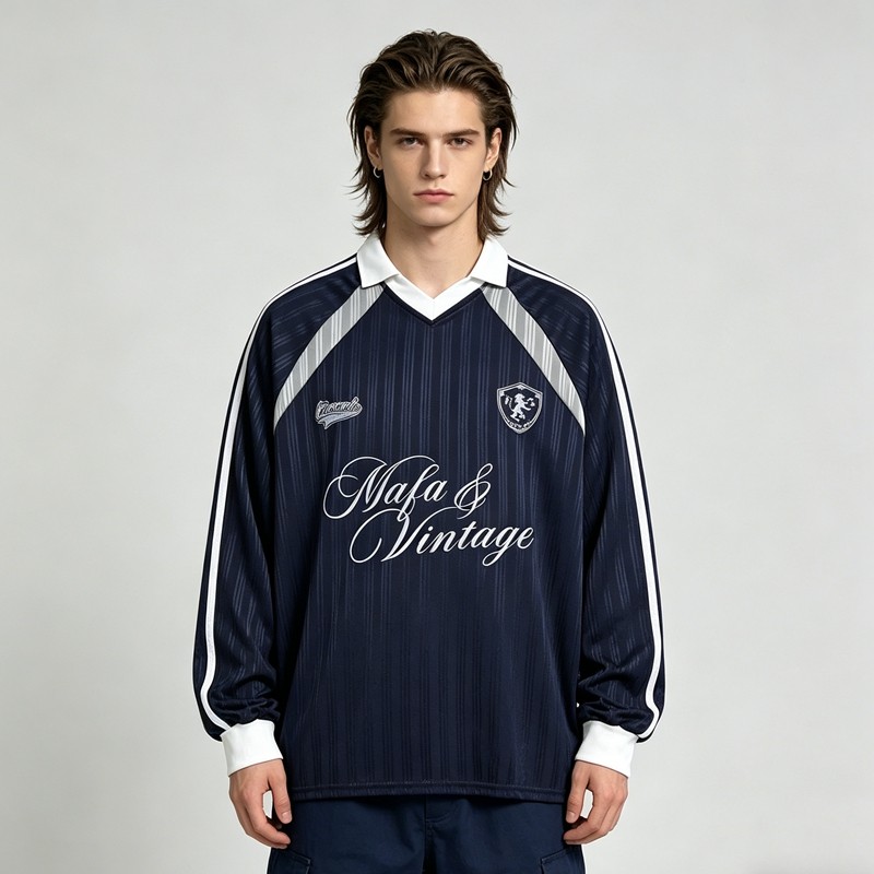 Screen Printing Vintage Soccer Jersey Tee
