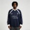 Screen Printing Vintage Soccer Jersey Tee | Breathable Polyester | Long Sleeve | Casual Sportswear | Custom Streetwear