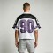 Cropped Mesh Football Jersey with Digital Print | Mesh Fabric | Casual Streetwear | Custom Streetwear