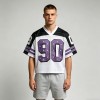 Cropped Mesh Football Jersey with Digital Print | Mesh Fabric | Casual Streetwear | Custom Streetwear