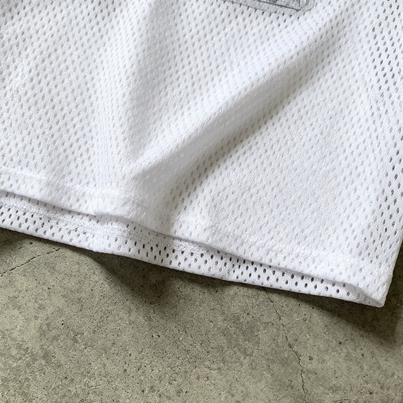 Cropped Embroidered Mesh Football Jersey