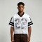 Cropped Embroidered Mesh Football Jersey | Breathable Polyester | Custom Streetwear Manufacturer