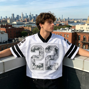 Cropped Embroidered Mesh Football Jersey | Breathable Polyester | Custom Streetwear Manufacturer