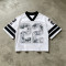 Cropped Embroidered Mesh Football Jersey | Breathable Polyester | Custom Streetwear Manufacturer