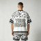 Leopard Digital Print Mesh T-Shirt | Breathable Polyester Mesh | Oversized Streetwear | OEM Streetwear