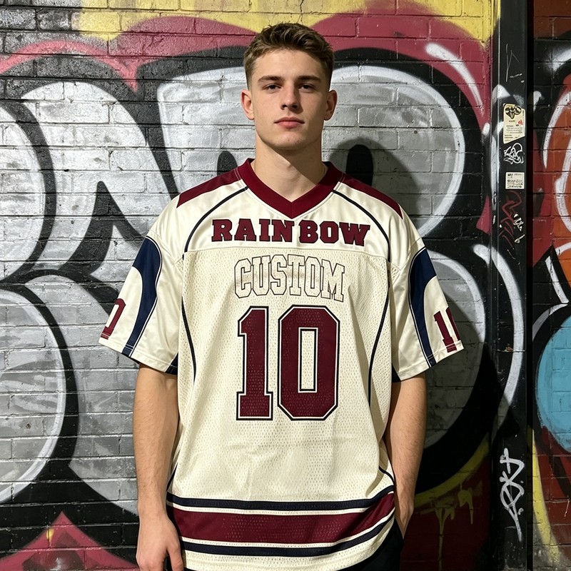 DTG Print Embroidered Custom Jersey Tee