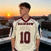 DTG Print Embroidered Custom Jersey Tee | Breathable Mesh | Oversized Fit | Custom Streetwear Manufacturer