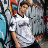 Custom Digital Print Mesh Star Jersey T-Shirt | Breathable Mesh Fabric | Casual Streetwear | OEM Streetwear