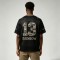 Digital Print and Embroidered Camo 13 Rainbow Jersey T-Shirt | Breathable Polyester | OEM Streetwear