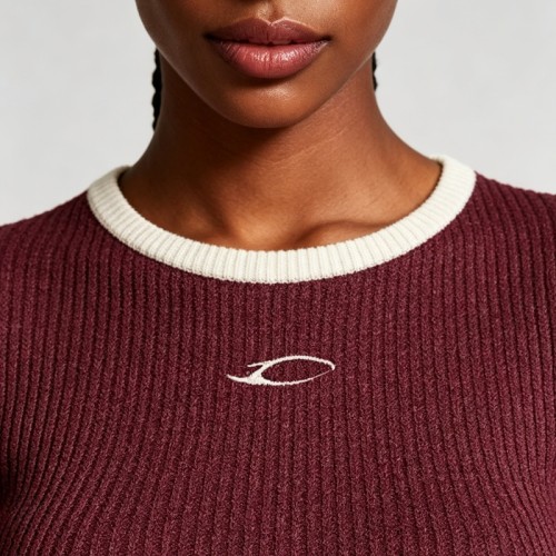 Cropped Ribbed Knit Embroidered T-Shirt | Slim Fit | Casual Wear | Custom Streetwear Manufacturer