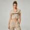 Custom DTG Print Zip Knit Crop Tee | Double Zip | Slim Fit | Casual Streetwear | Custom Streetwear Manufacturer