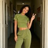Raglan Stitch Crop Top | Cotton Blend | Casual Wear | Custom Streetwear Manufacturer