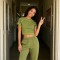 Raglan Stitch Crop Top | Cotton Blend | Casual Wear | Custom Streetwear Manufacturer