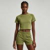 Raglan Stitch Crop Top | Cotton Blend | Casual Wear | Custom Streetwear Manufacturer