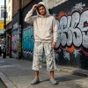 Realtree Camo Capri pants | Three-Stripes, Elastic Waist | Cotton Blend | Custom Streetwear Manufacturer
