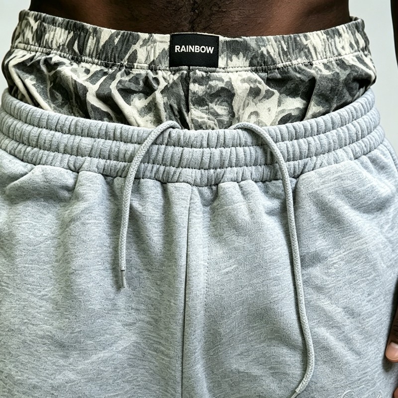 Embroidered Double Waist Capri pants