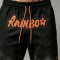 Spray Dye and Towel Embroidery Capri pants | Cotton Blend | Casual Streetwear | OEM Streetwear