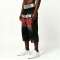 Spray Dye and Screen Printing Capri Shorts | Cotton Blend | Casual Streetwear | OEM Streetwear