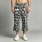 Leopard Cropped Pants | Elastic Waist Drawstring | Cotton Blend | Casual Streetwear | OEM Streetwear