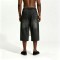 Washed and Spray Dye Denim Shorts | Elastic Waist Rope Drawstring | 100% Cotton | Custom Streetwear Manufacturer