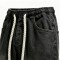 Washed and Spray Dye Denim Shorts | Elastic Waist Rope Drawstring | 100% Cotton | Custom Streetwear Manufacturer