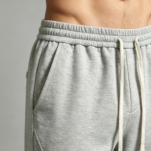 Heavyweight French Terry Capri pants | Elastic Waist Drawstring | Cotton Blend | Custom Streetwear
