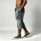 Washed Embroidered Capri Pants with Rivet | 100% Cotton | Casual Streetwear | Custom Clothing Manufacturer