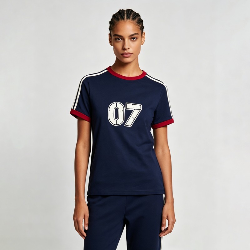 Women's Screen Print 07 Soccer T-Shirt