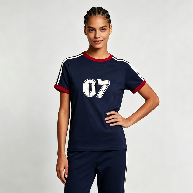 Women's Screen Print 07 Soccer T-Shirt