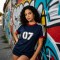 Women's Screen Print 07 Soccer T-Shirt | Cotton Blend | Casual Sport | Streetwear Manufacturer