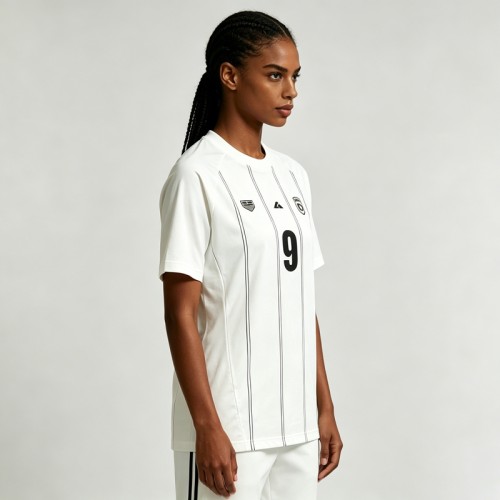 Offset Printing and Embroidery Women's Jersey T-shirt |  | Quick Dry Polyester | Custom Streetwear Manufacturer