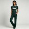 Women's Screen Print Cropped Soccer Jersey Tee | Quick Dry Polyester | Custom Streetwear Manufacturer