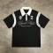 Embroidered Jersey Polo T-Shirt | Satin Panel | Cotton Blend | Casual Streetwear | Custom Streetwear Manufacturer
