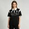 Embroidered Jersey Polo T-Shirt | Satin Panel | Cotton Blend | Casual Streetwear | Custom Streetwear Manufacturer