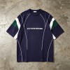 Screen Printing Soccer Jersey T-Shirt | Color Block | 100% Cotton | Casual Sportswear | Custom Streetwear Manufacturer