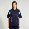 Screen Printing Soccer Jersey T-Shirt | Color Block | 100% Cotton | Casual Sportswear | Custom Streetwear Manufacturer