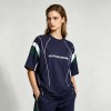 Screen Printing Soccer Jersey T-Shirt | Color Block | 100% Cotton | Casual Sportswear | Custom Streetwear Manufacturer