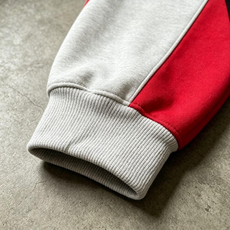Zip-Up Color Block Hoodie