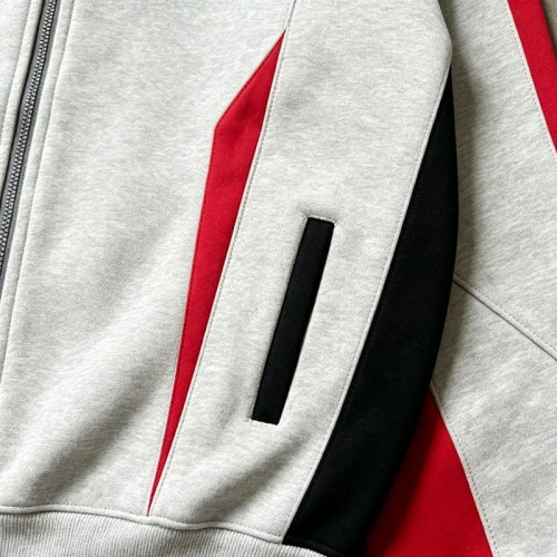 Zip-Up Color Block Hoodie | Heavyweight Cotton | Casual Streetwear | Custom Streetwear Manufacturer