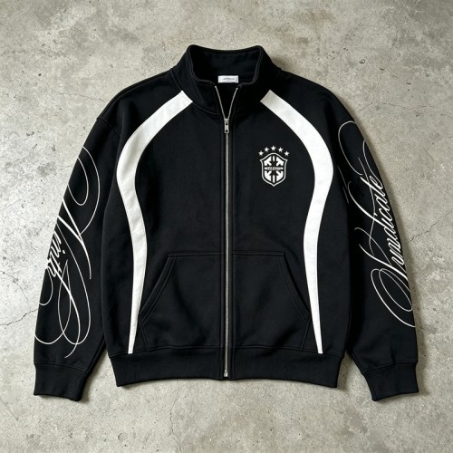 Full Zip Embroidered Patches Hoodies | Cotton Blend | Casual Sportswear | Custom Streetwear Manufacturer