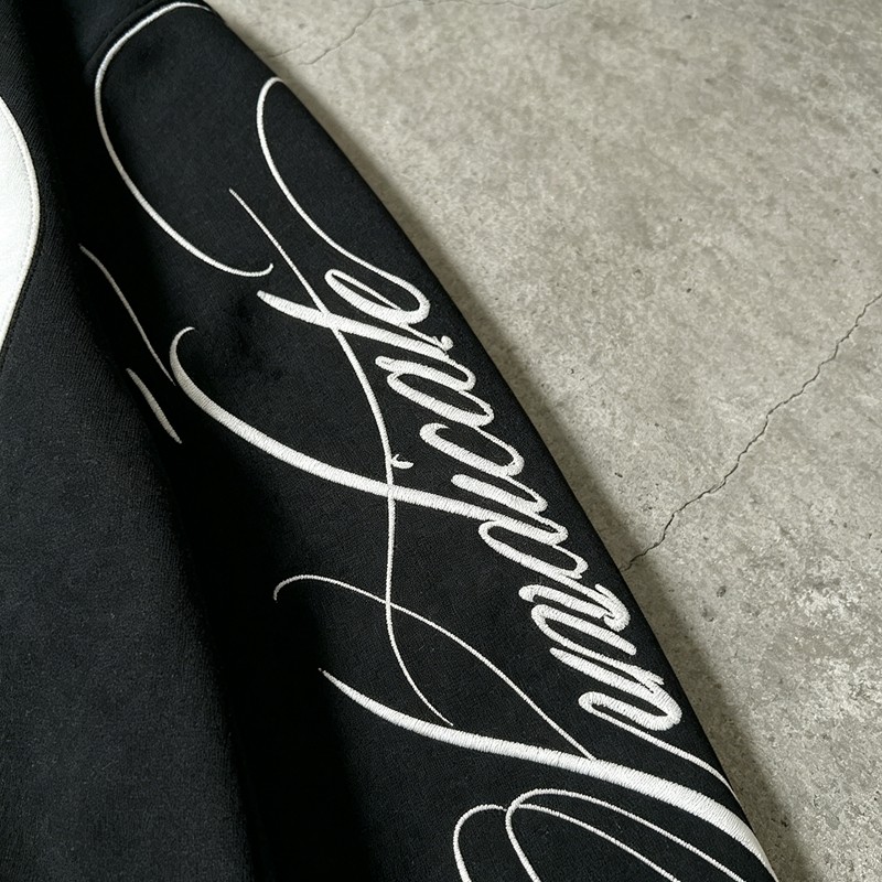 Full Zip Embroidered Patches Hoodies