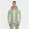 Paneled Zip-Up Hoodie | Color Block Design | Cotton Fleece | Streetwear | OEM Streetwear