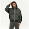 Zip-Up Patchwork Hoodie | Cotton Blend | Vintage Washed | Streetwear Casual | Custom Streetwear Manufacturer